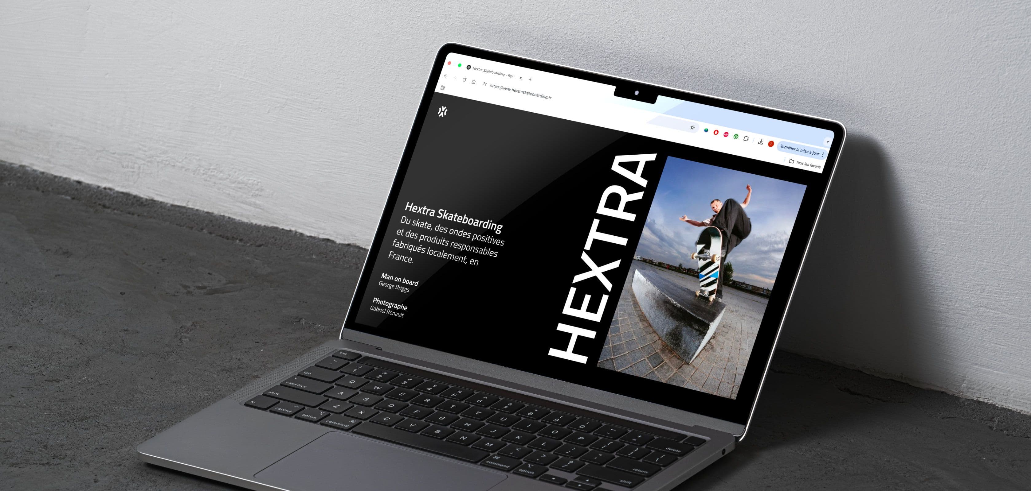 Hextra Skateboarding - Identité Visuelle